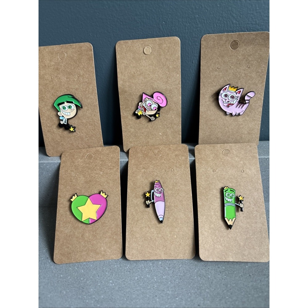 Enamel Pin Set - FAirly OddParents Pins Lot Of 6